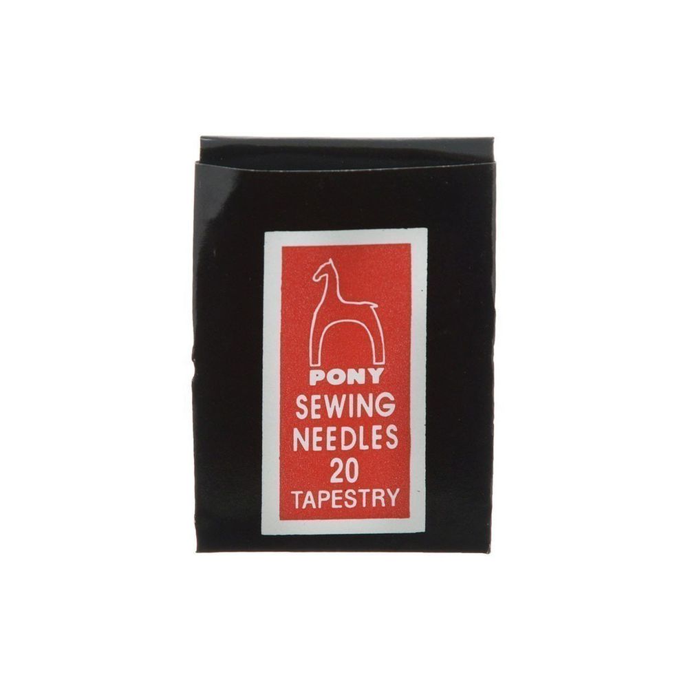 Иглы ручные для гобеленовых и трикотажных тканей №20,25 шт, Pony