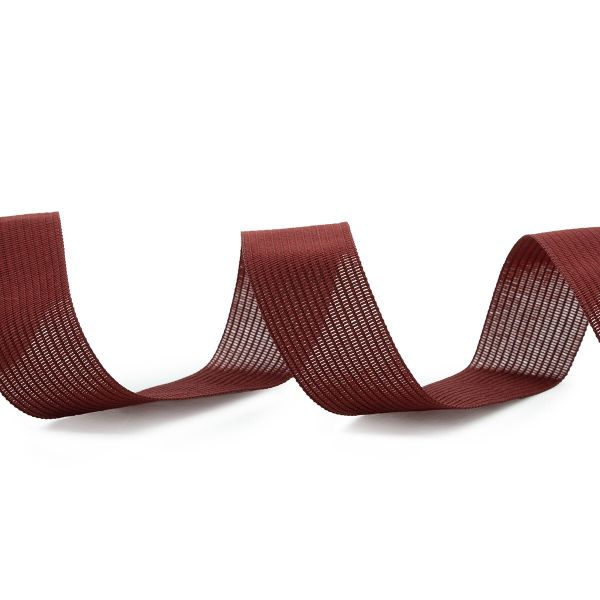 Тесьма (лента) окантовочная 24 мм / 100 метров, 3.8 г/м, 008 бордо