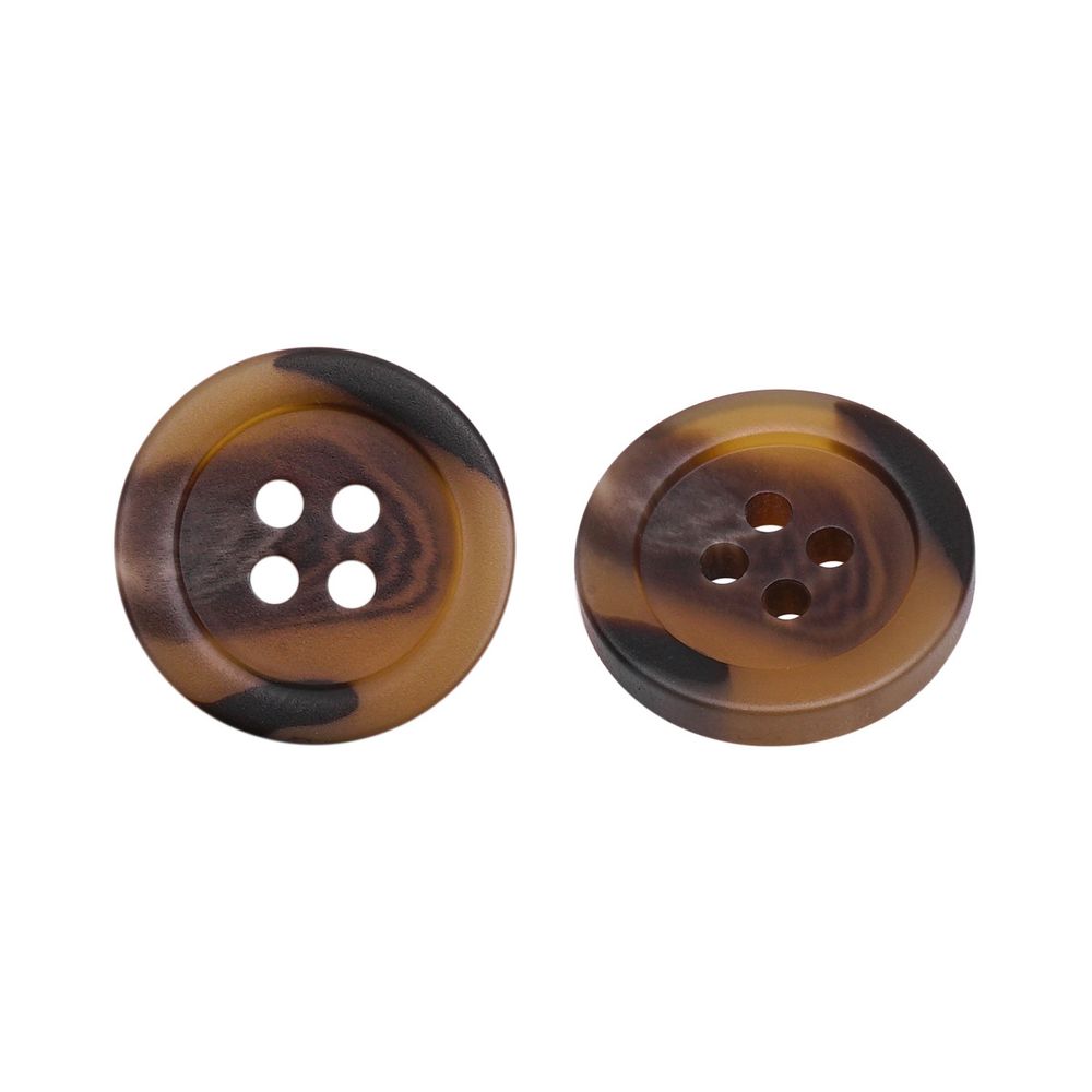 Пуговицы 4 прокола 28L=18 мм, col. B коричневый, 72 шт, CN2832