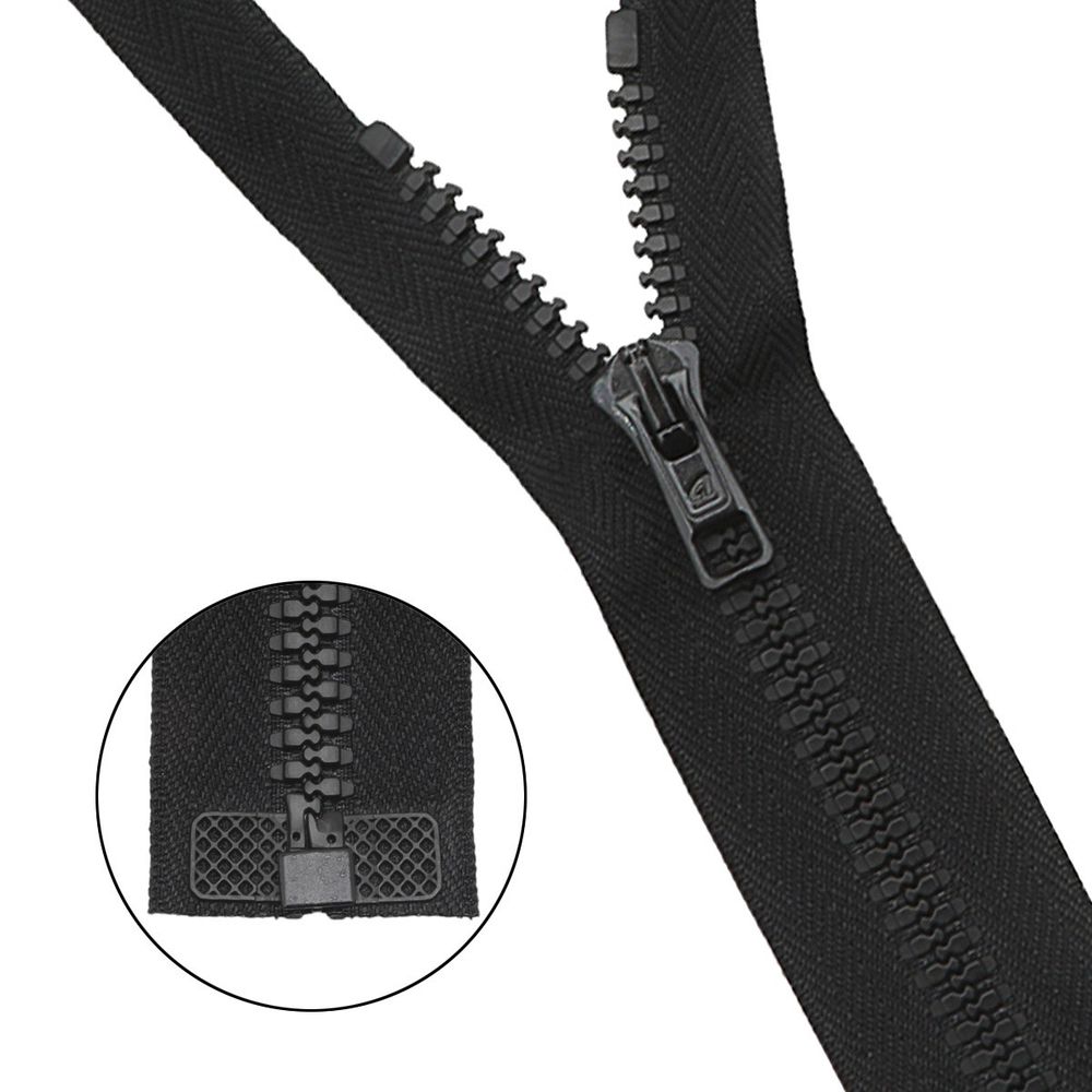 Молния трактор Arta Т6 (6 мм) 1 зам., разъем., 45 см, ОПТ. УП. 25 ШТ., 102 т.серый