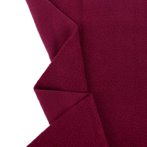 Флис 1-сторонний 230±10 г/м², 150 см / 10 метров, 124 т.бордовый, Gamma FG-001