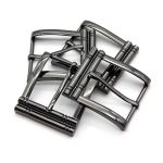 Пряжка ременная металл 40 мм мет. чер.никель, 4 шт, BIG