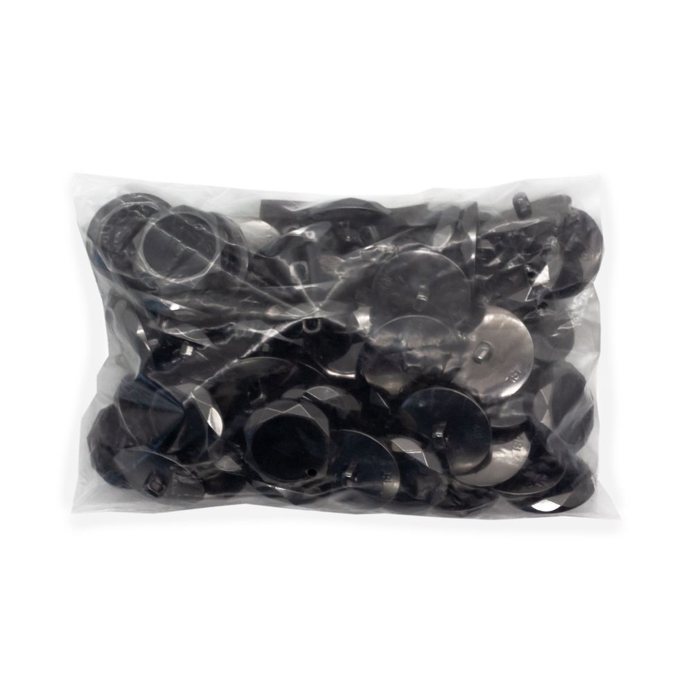 Пуговицы на ножке 48L (30мм) (Blk/Pewter (черный/черный никель)), 72 шт