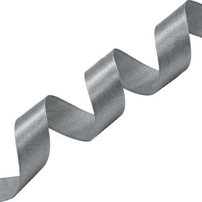 Лента атласная 1-сторонняя 25.0 мм / 22.86±1 метров, 153 т.серый, Globus