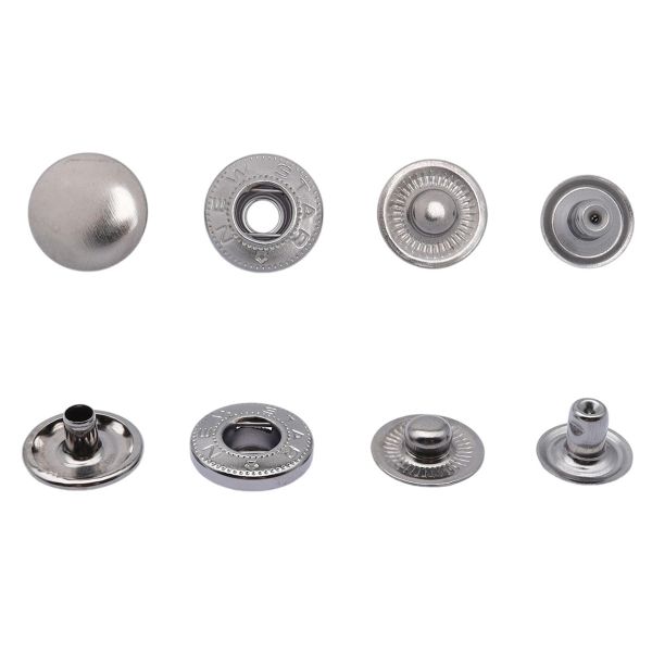 Кнопка Альфа (S-образная) ⌀15.0 мм, ≈72 шт, СТАЛЬ, черн. никель, NEW STAR