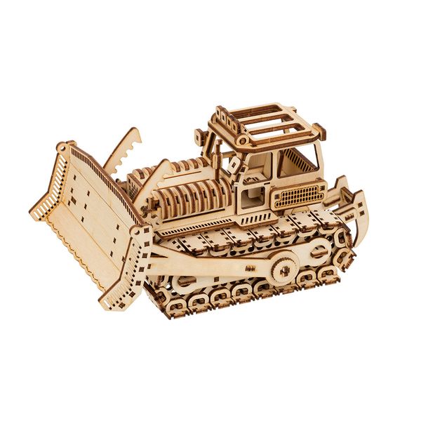 Пазл 3D фанера BIR-008, бульдозер, Rezark BIR-008