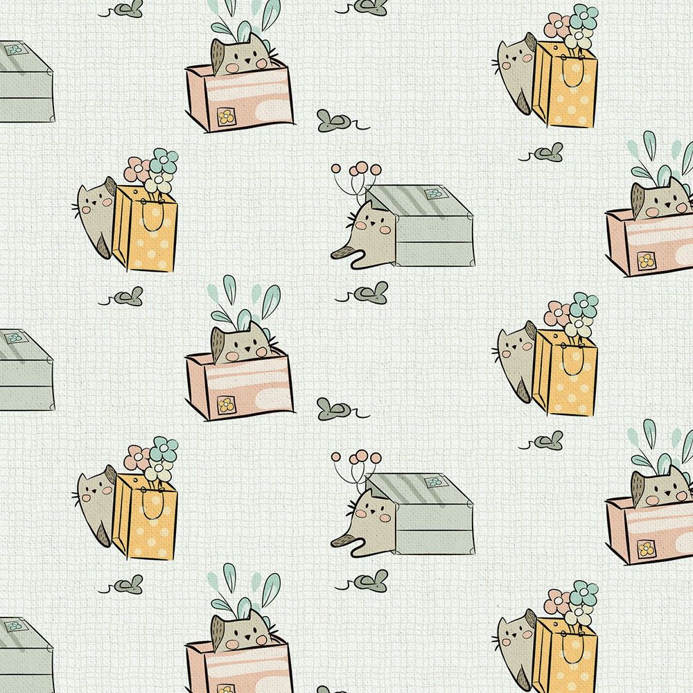 Ткань для пэчворка Peppy Мартовская песня, отрез 50х55 см, 146 г/м², МП-12 серый, Peppy