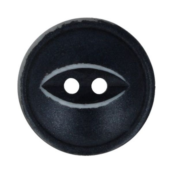 Пуговицы 2 прокола костюмные 15 мм, 24 шт, А008 черный, Gamma RIO 0029