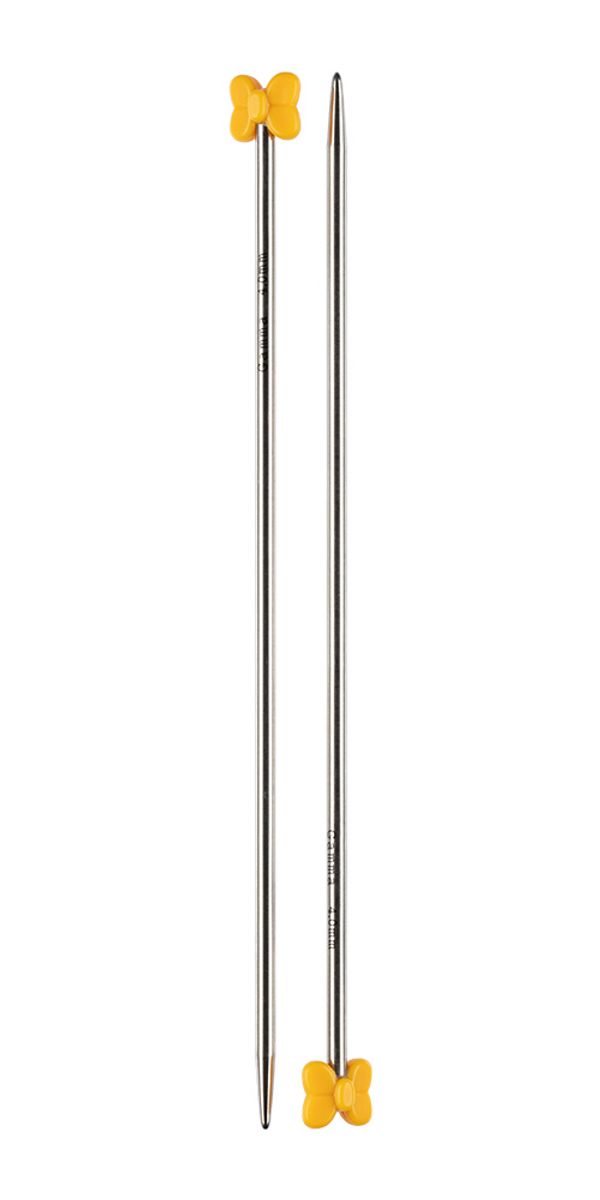 Спицы прямые металл ⌀4.0 мм, 20 см, никель, Gamma MK-20P