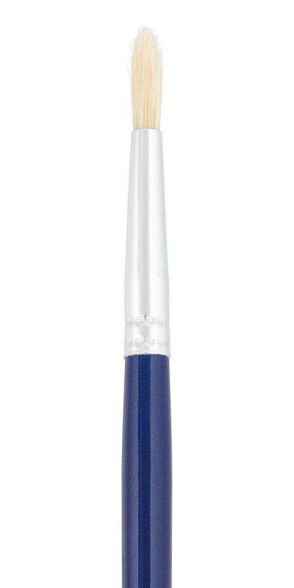 Кисть щетина №03 круглая, 5 шт, длинная ручка, 03, Vista-Artista 30011-03