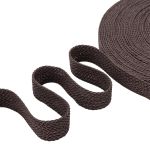Стропа (ременная лента) 45 мм / 45.72 метра, [75.59 г/пог.м], плетеная вощёная, ZH108 коричневый, 3Al299