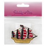 Термоаппликация "Корабль с парусами", 7.2х5.1см