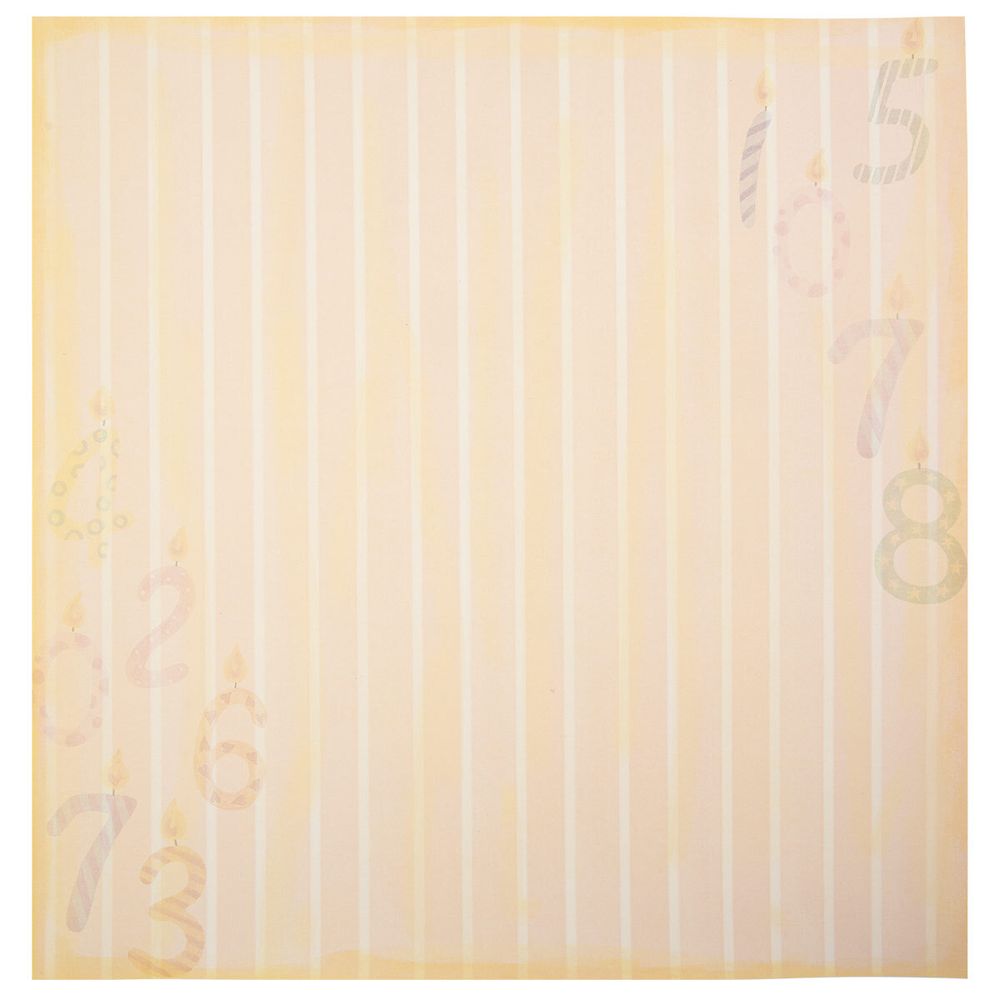 Бумага для скрапбукинга 180 гр/м², 30.5х30.5 см, 10 шт, (230)086 -День Рождения, Mr.Painter PSW