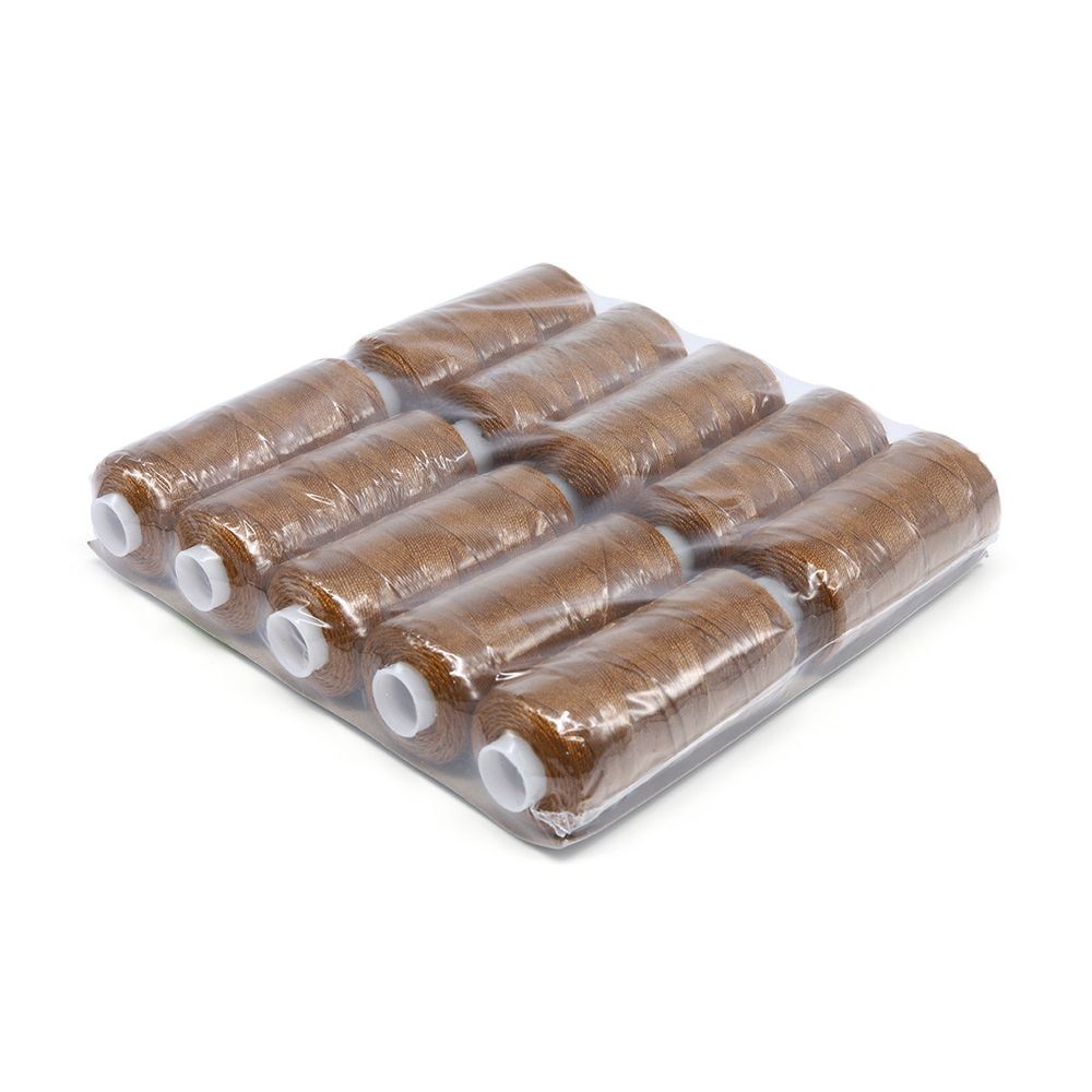 Нитки швейные 20/3 (120м) 10 шт Astra&Craft (442 горчичный)