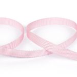 Лента репсовая (в рубчик) с зубчатым краем 10.0 мм, 25±1 метров, 123 бл.розовый, Gamma PTGR-10