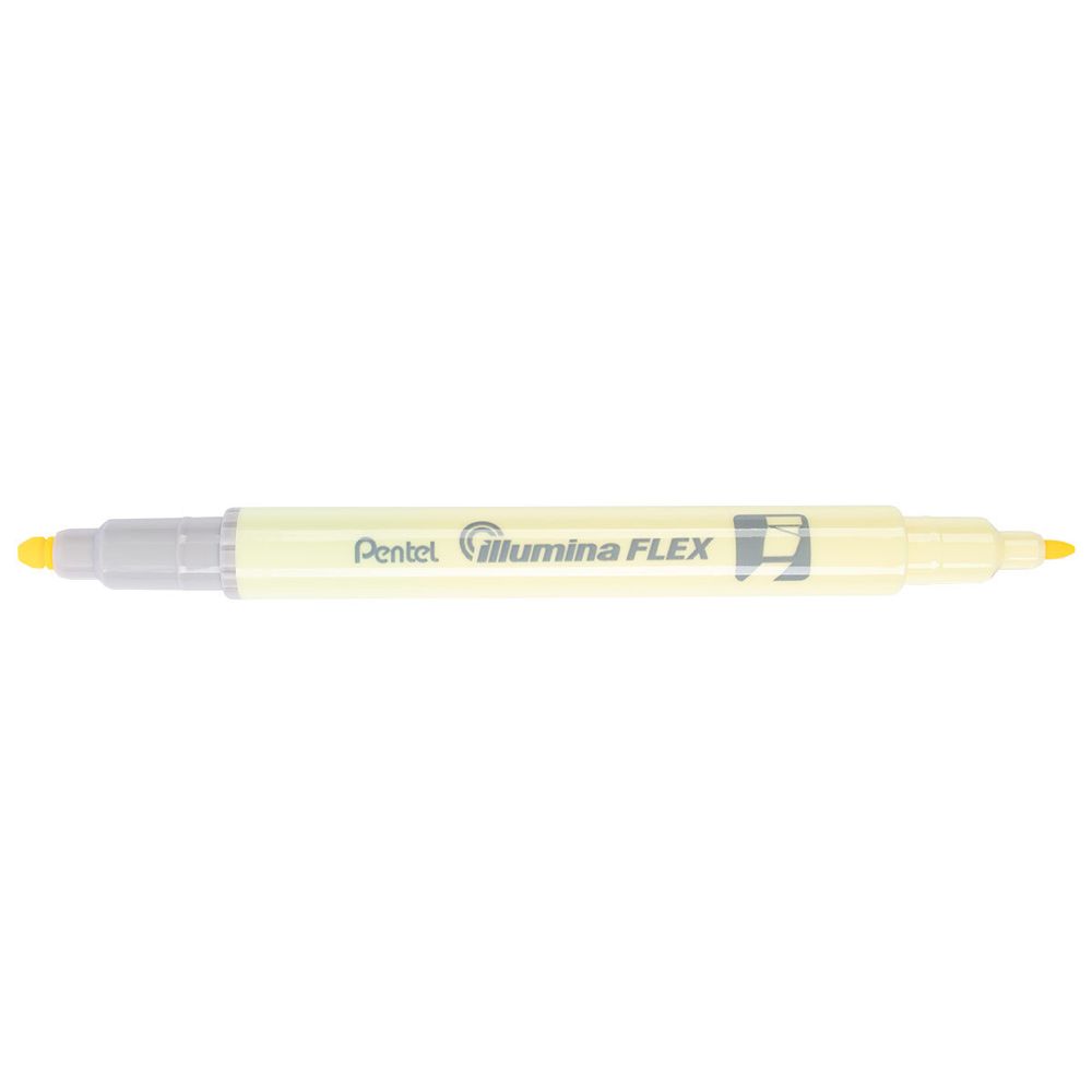 Текстовыделители двусторонние Illumina flex перо скошенное, 10 шт, SLW11P-GE, Pentel