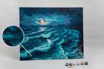 Картина по номерам Фрея, Лунная ночь на море, 50х40 см