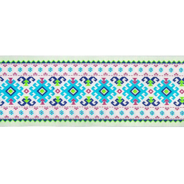 Лента (тесьма) жаккардовая 70.0 мм / 10±0.5 метров, 6, Gamma TRJ-118YP