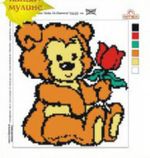 Набор для вышивания нитками Нитекс, 22х22 см