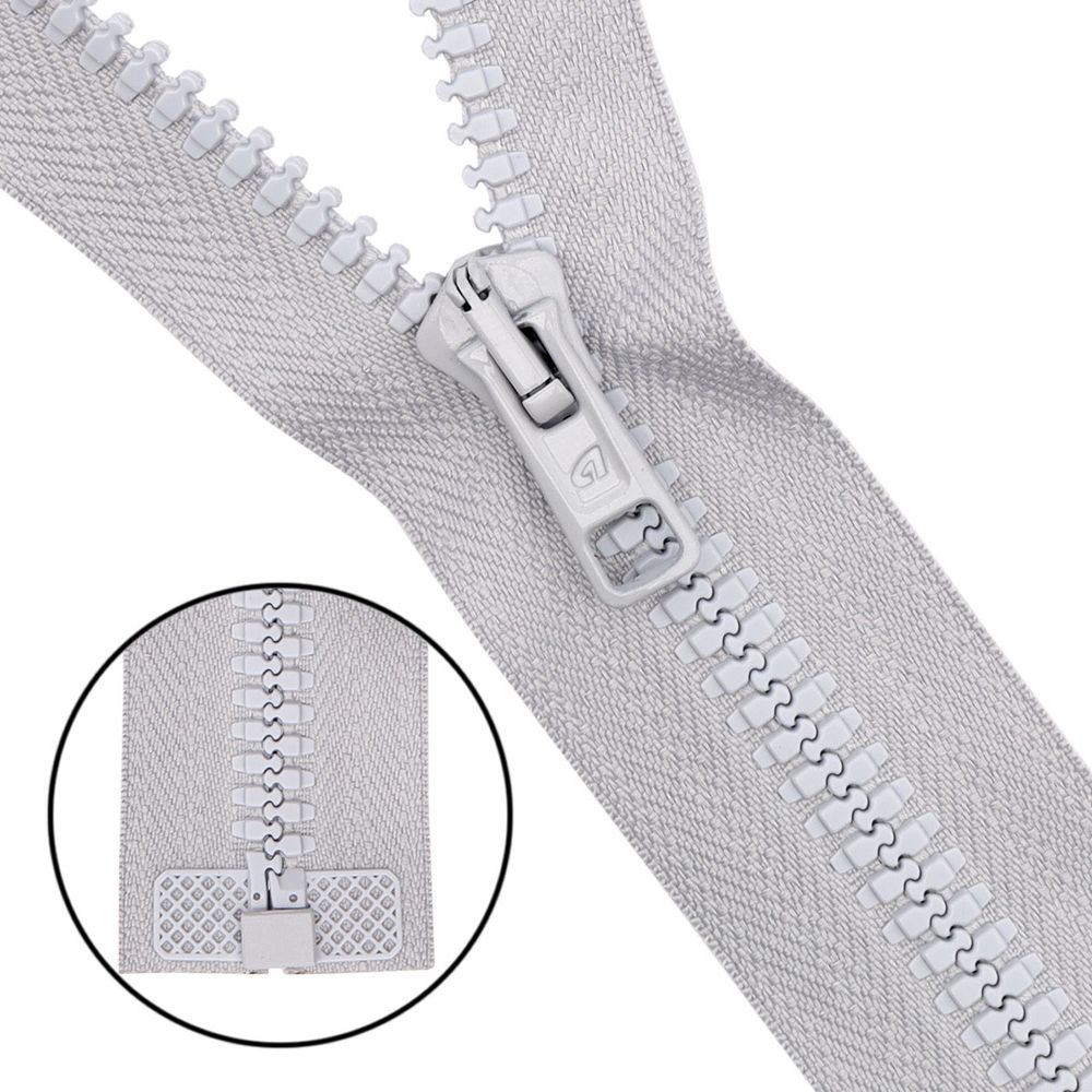 Молния трактор Arta Т6 (6 мм) 1 зам., разъем., 50 см, цв. 177 жемчуг, 5 шт