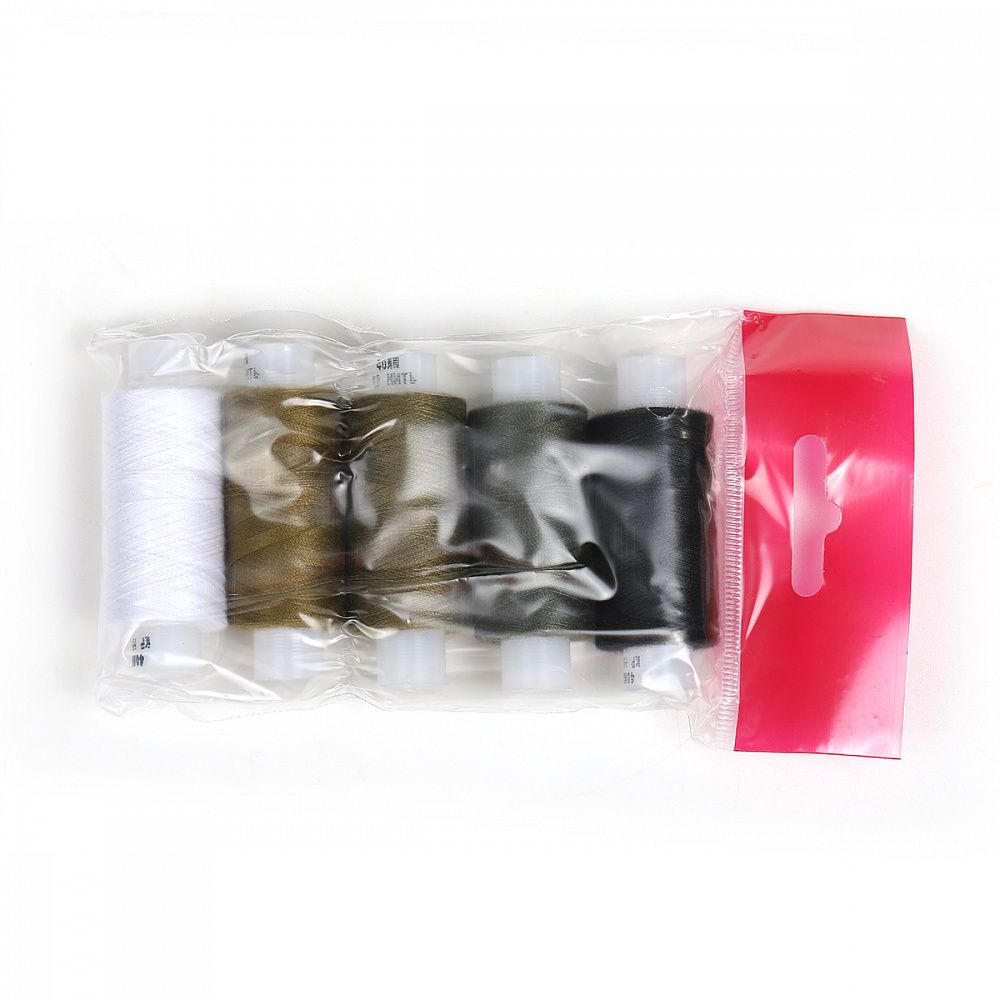 Набор швейных ниток 40ЛШ Армейский 200м уп.5 шт (Кр.Н)