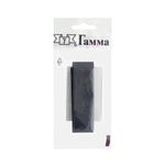 Лента контактная липучка фасовка (велкро) пришивная 25 мм / 5 шт по 25 см, 114 т.синий, Gamma LG-25, ПАРА (крючок+петля), качество "B"