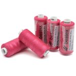 Нитки швейные бытовые Bestex 40/2, 365 м (400 ярд) / 10 кат., 295 яркая фуксия