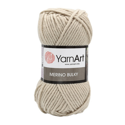 Пряжа YarnArt (ЯрнАрт) Merino Bulky / уп.5 мот. по 100 г, 100м, 033 св.бежевый
