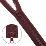 Молния трактор Arta Т6 (6 мм) 2 зам., разъем., 65 см, 033 т.бордовый, 5 шт