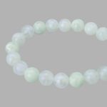 Бусины акрил ⌀12 мм, 500 г, дымка с АВ шиммером, круглые, AD070 ментоловый, (7748709)2012 , Astra&Craft