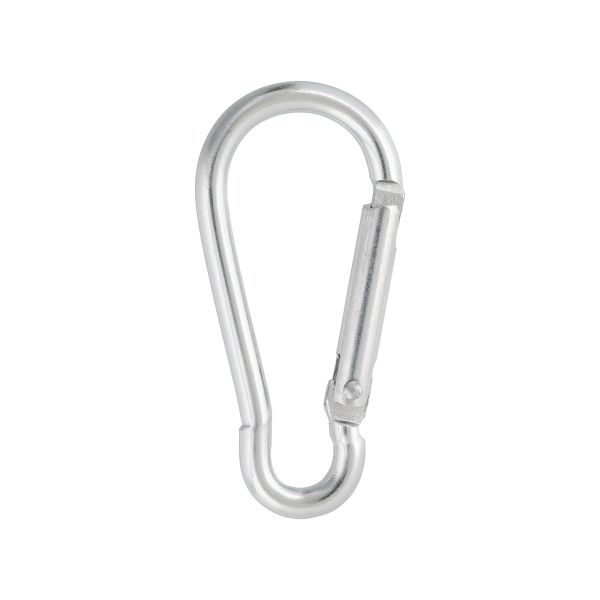 Карабин металл 20.0 мм (58х27 мм), 10 шт, 04 никель, Gamma GH 120/25/10