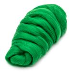 Шерсть для валяния Камтекс Лента для валяния п/тонкая 1х50 г, (25-28 мкр), 2.1 м, 044 трава, 614644-26