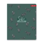 Тетрадь ученическая общая, твин лак, A5+ 48 л. на скобе, белизна 100%, 10 шт, клетка, 000335 Джунгли, Светоч 48ТСК5_8_3_1