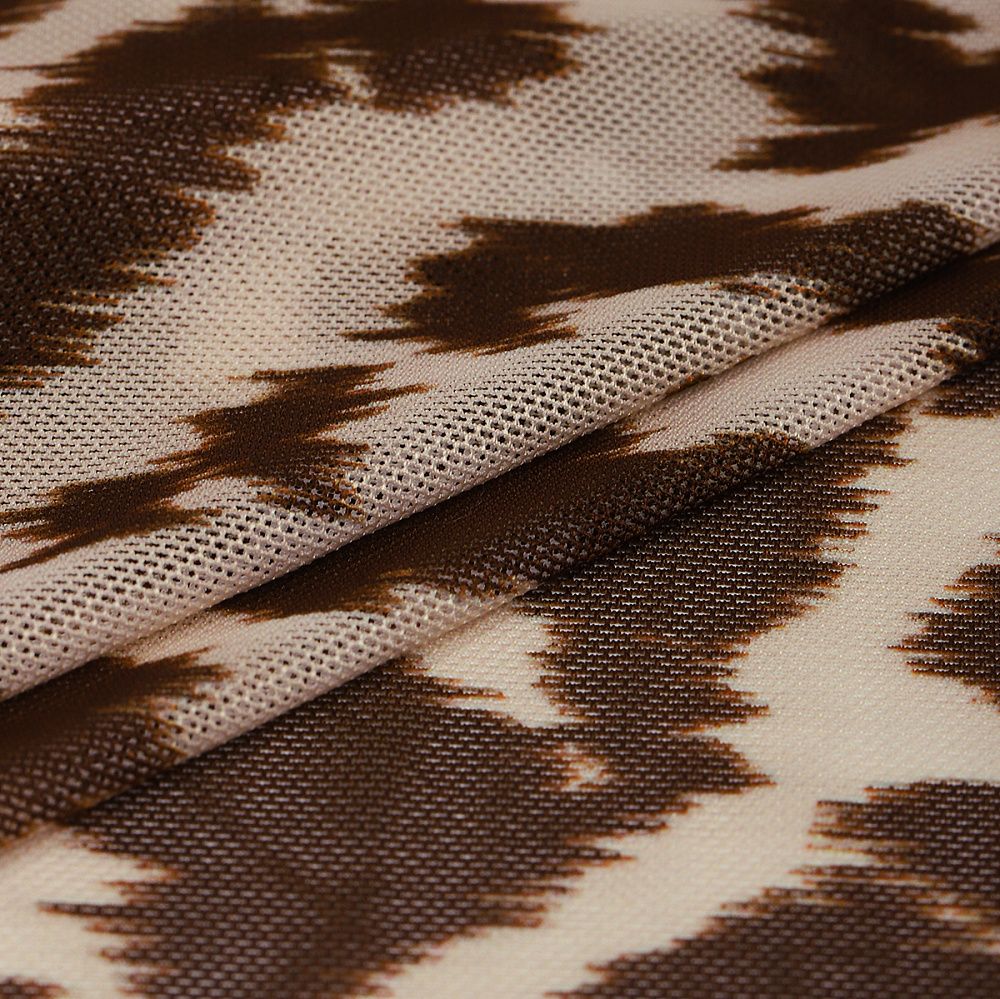 Сетка бельевая эластичная 100 г/м², шир.160 см / 3 метра, принт Барс /SZ025816.10/