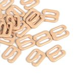 Крючки для бюстгальтера металл 8.0 мм, 03 бежевый, 20 шт