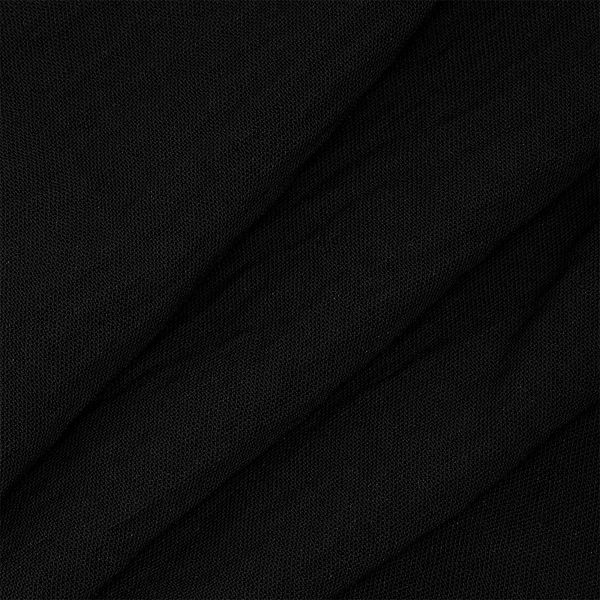 Лен Манго 160 г/м², 150 см / 25 метров, TBY.Mg.14, цв.черный