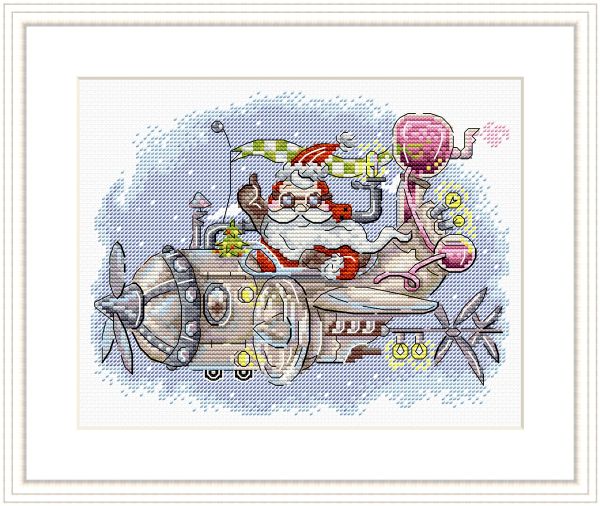 Набор для вышивания нитками МП Студия (Жар-птица), Весёлый полёт, 16х20 см