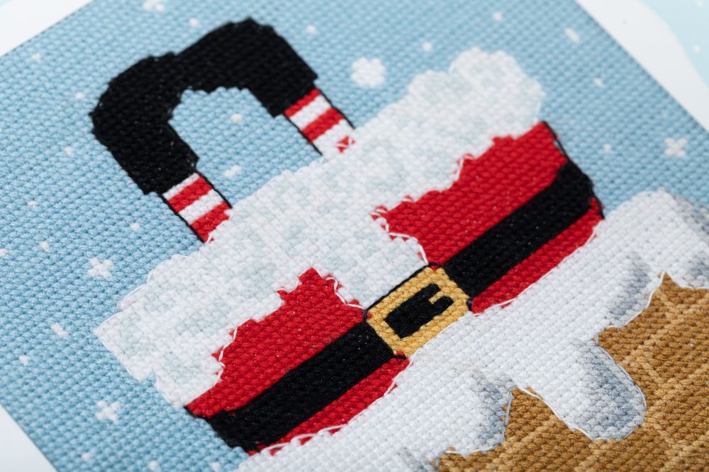 Набор для вышивания нитками Panna, открытка Время чудес, 12.5х12 см