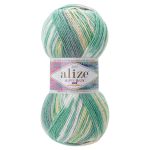 Пряжа Alize (Ализе) Happy Baby new Multi Colors / уп.5 мот. по 100 г, 320м, 52996 секционный