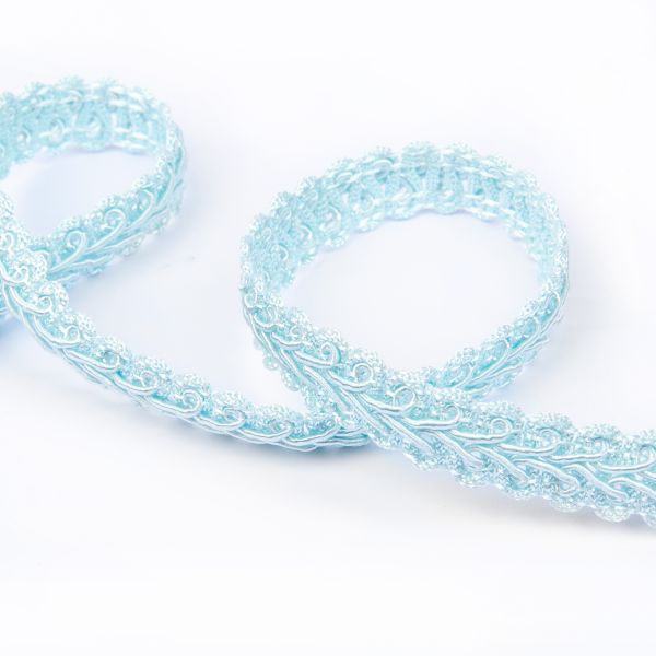 Тесьма декоративная Gamma Булет GBL-15 13 мм, 33 м,±0.5 м, 129 голубой