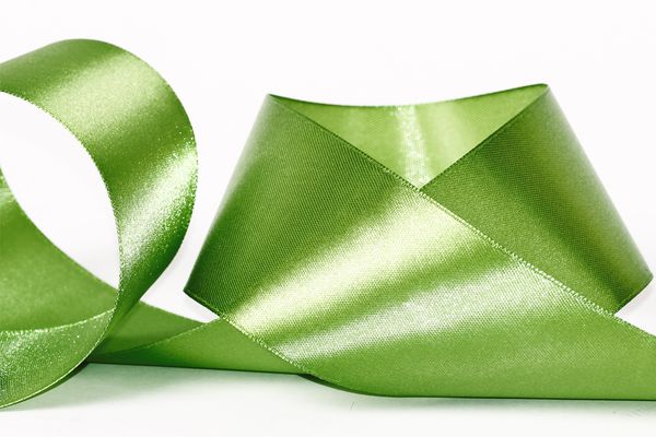 Лента атласная 1-сторонняя 50.0 мм / 33±2 метра, 085 серо-зеленый, Gamma