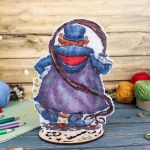 Набор для вышивания нитками МП Студия, на пластиковой канве Карабас-Барабас 18х13см