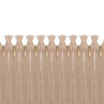 Молния потайная (скрытая) Т3 (3 мм) 1 зам., н/раз., 50 см, зол. беж, 31307 / 50, 10 шт