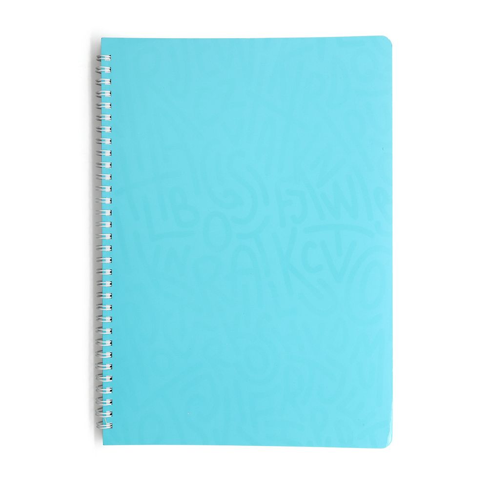 Тетрадь Delight Time на спир, А4, 96 л, кл, обл. картон, лам, уф-лак, цвет лед LAMARK0099