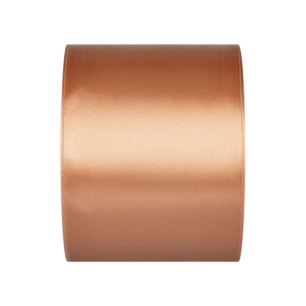 Лента атласная 1-сторонняя 75.0 мм / 33±2 метра, 146 пепельно-каштановый, Gamma