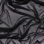 Сетка бельевая эластичная 90 г/м², шир.150 см / 3 метра, цв.черный /SZ030204.170/3/