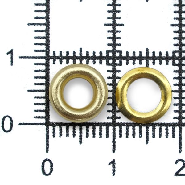 Люверсы металл ⌀_4.0 мм (внутр.), золото, 100 шт, BIG