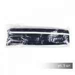 Подвяз (довяз) трикотажный 3.5х80 см, т.синий с белой полосой, 100% п/э, 5 штук