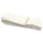 Манжеты трикотажные рукава 7.0 см / 3 метра, тонкие, 14 кл, 1х1, 301/с снежок (белый)