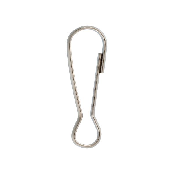 Карабин проволочный 38х12.5 мм, 20 шт, 04 никель, Gamma GH 116/38/20